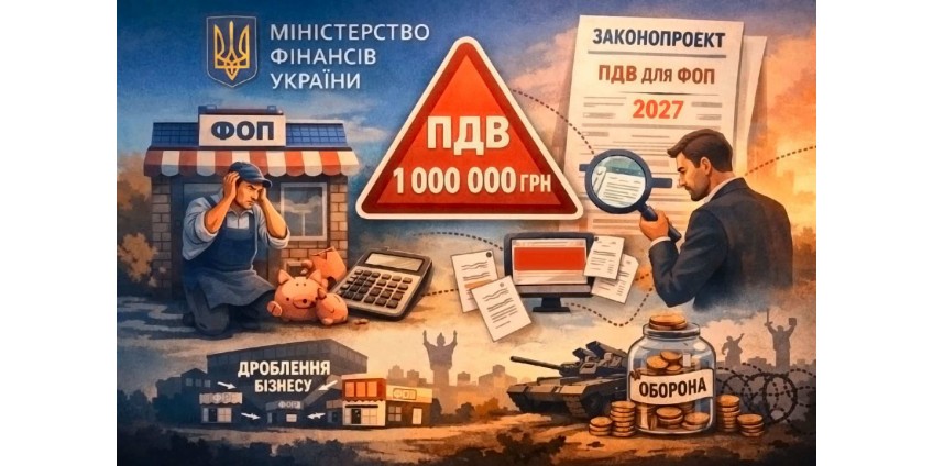 Що означає проєкт закону Мінфіну про ПДВ для ФОП
