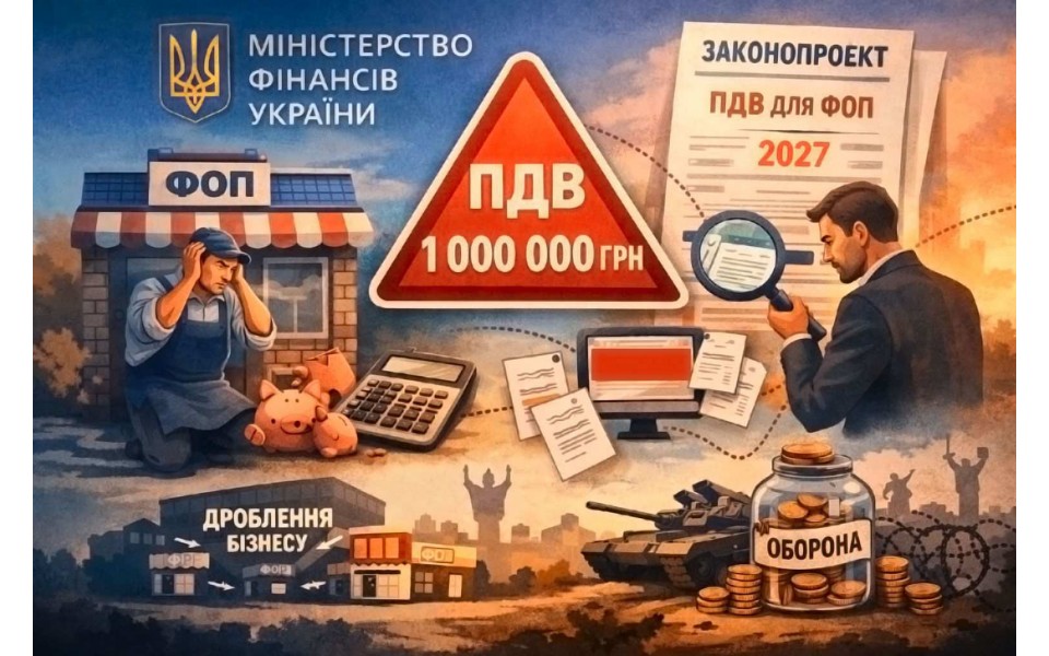 Що означає проєкт закону Мінфіну про ПДВ для ФОП